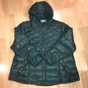 Evergreen Athleta Down With It Jacket